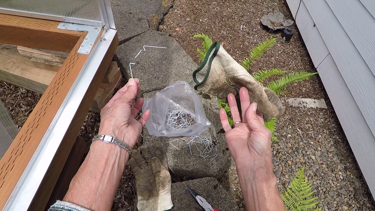 Harbor Freight Greenhouse Panel Clips YouTube