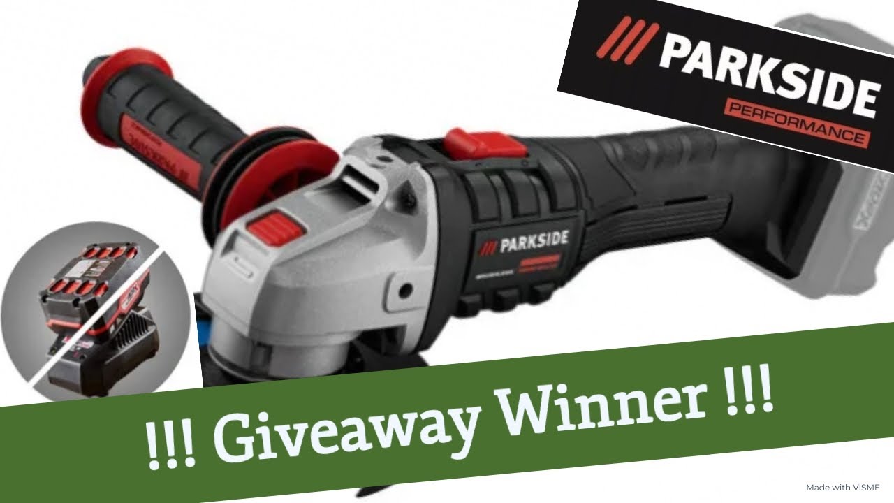 GIVEAWAY VIDEO Parkside Performance Angle Grinder YouTube