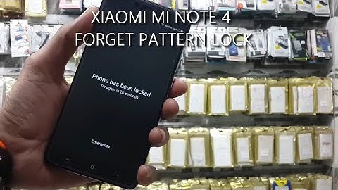 Mi Note 4 Note 3    How to unlock pattern lock Password Xiaomi, 3S Prime,  technical edu4 beginners