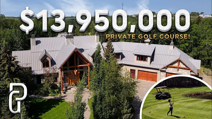 $13,950,000 Mansion & Private Golf Course in Calgary, Alberta | Luxury Home Tour