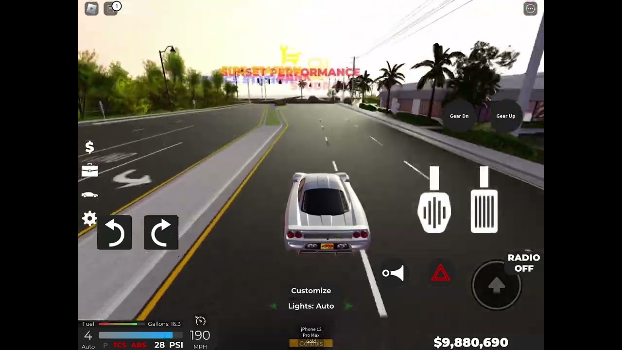 Roblox southwest Florida - saleen S7 top speed Test (1,183hp)