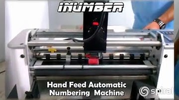 Count iNumber Numbering Machine