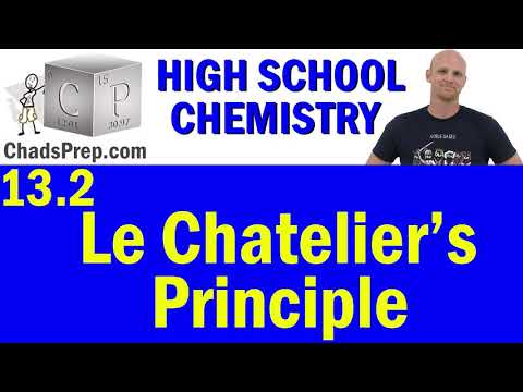 13.2 Le Chatelier's Principle | High School Chemistry