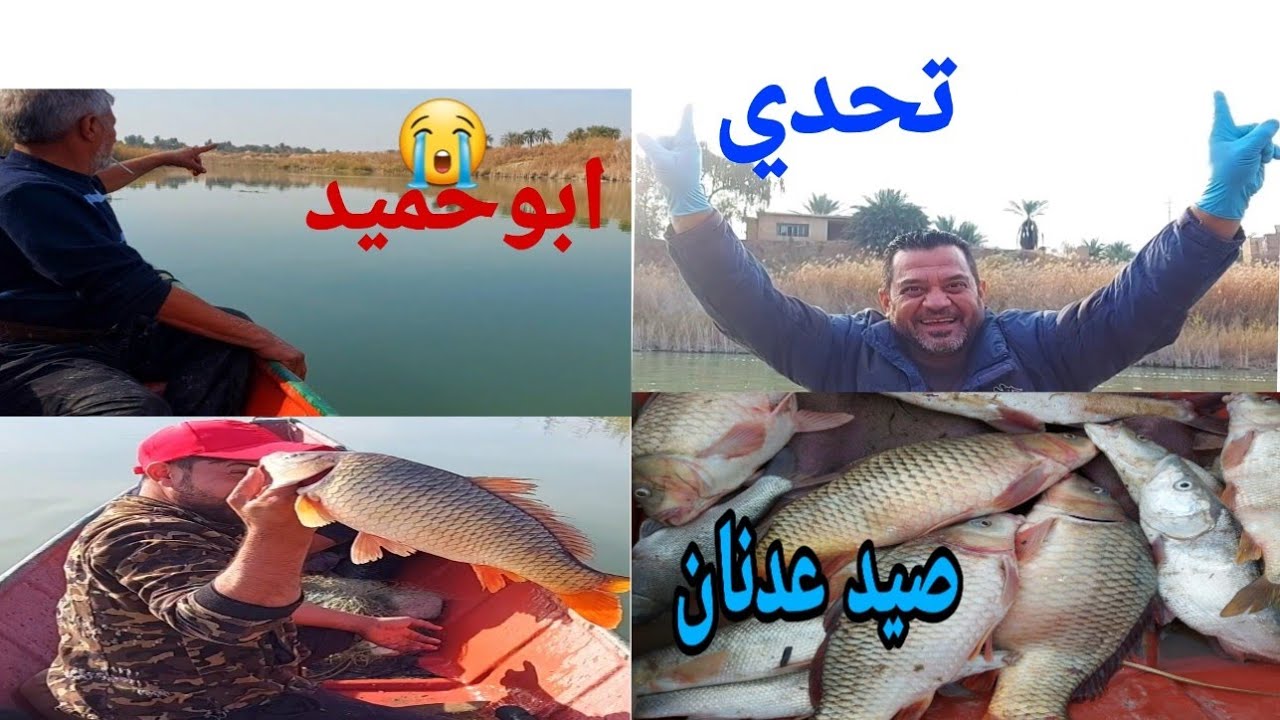 شاهد متععه صيد السمك في الانهار😍😍