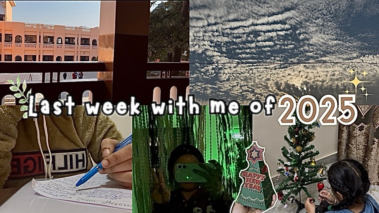 A week in my life🎄|GOODBYE 2025✨|