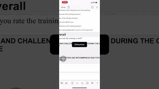 ECCE Online Training Feedback Performa screenshot 5