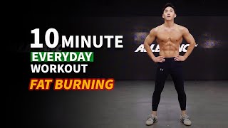 Do This Everyday To Lose Weight (No Gym Fullbody Tabata)ㅣ10분만에 체지방 불태우는 타바타 운동 screenshot 2