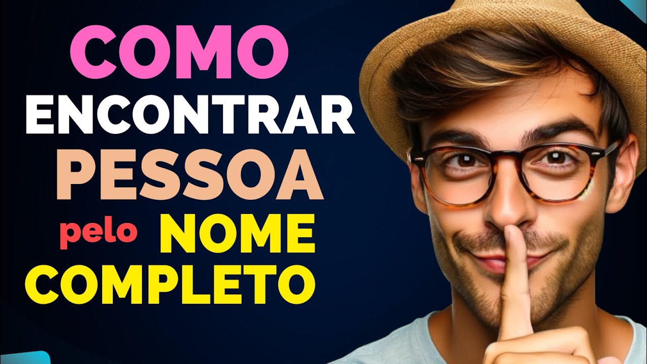 COMO ENCONTRAR UMA PESSOA PELO NOME COMPLETO, PLACA, E PIX - YouTube