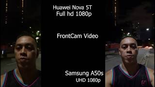 Huawei Nova 5t vs Samsung A50s Night shot Camera test