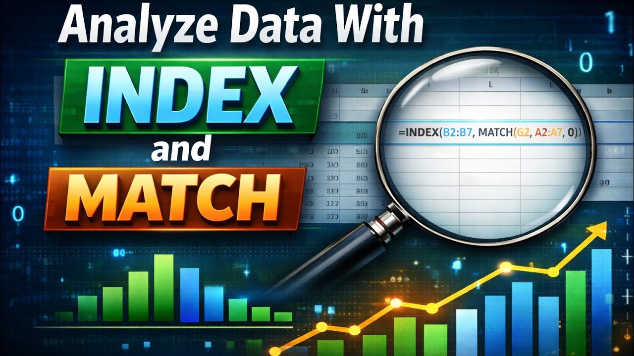 Data Analysis With Index and Match Formula 📊