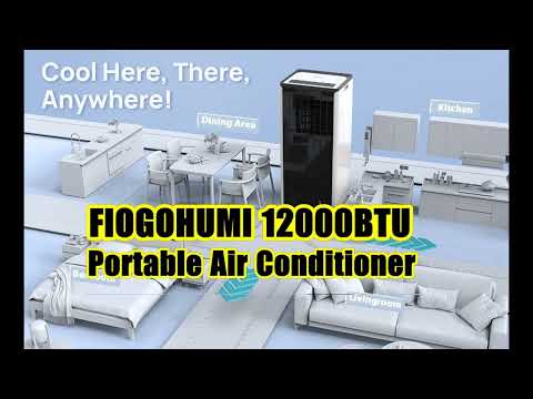 FIOGOHUMI 12000 BTU Portable Air Conditioner