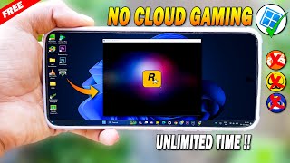 Play PC Games on Mobile Without Cloud Gaming | Run Windows On Mobile screenshot 1