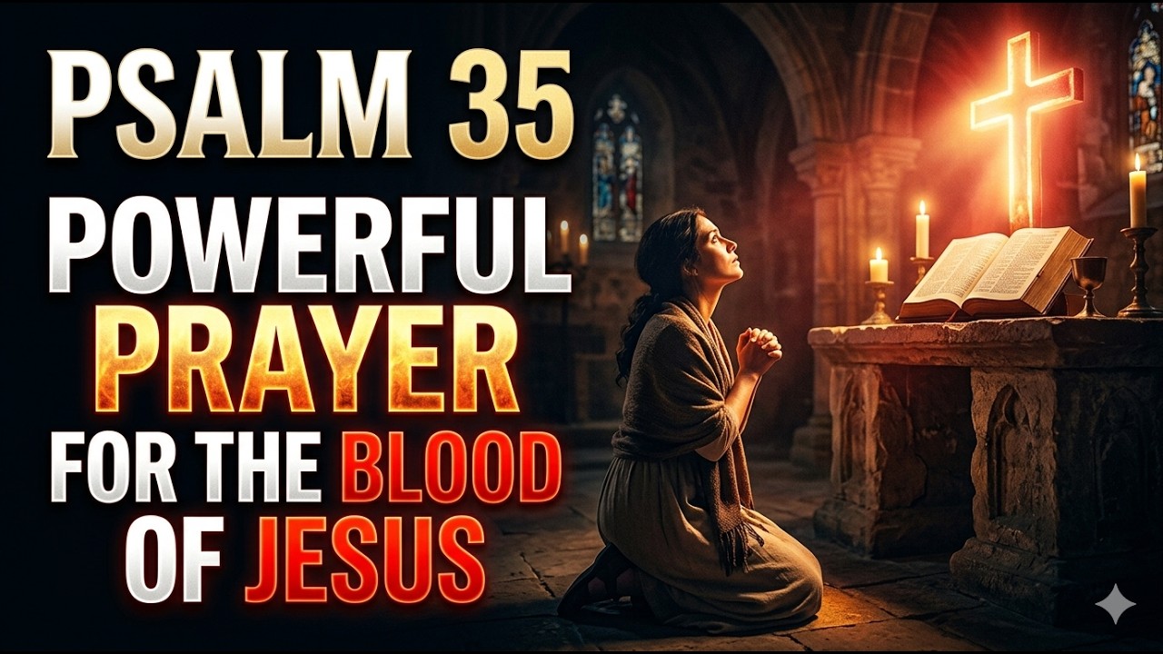 Psalm 35 Prayer LIVE | Powerful Blood of Jesus Prayer for Protection ...