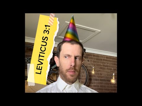 LEVITICUS 3:1 | The 1st sacrifice in Leviticus?