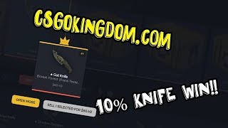 10% Knife Pull Csgokingdom