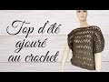 Comment faire un pulltop dt ajour au crochet tuto en pas  pas