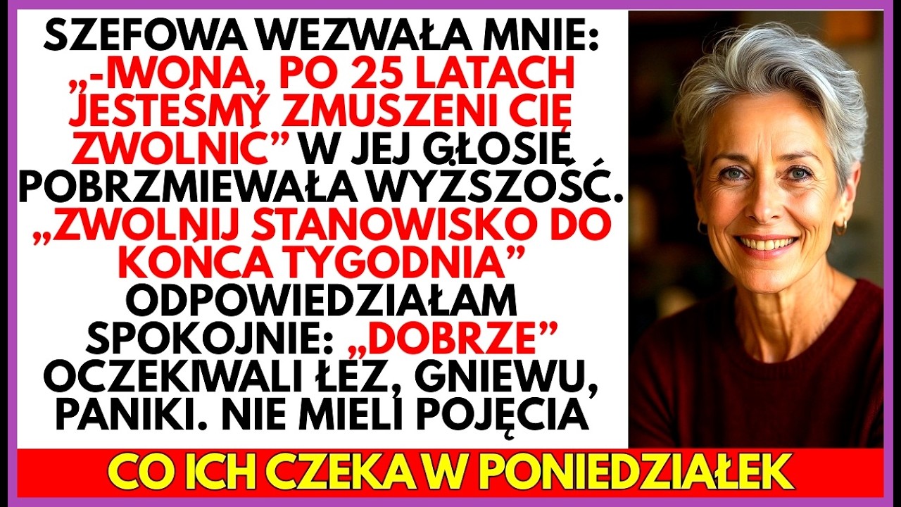Szef ZWOLNIŁ mnie po 25 latach… A po trzech miesiącach beze mnie ich firma się ROZPADŁA