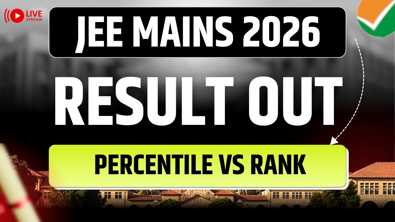 🔴 JEE Main 2026 Result Out Officially | Rank Vs College - YouTube