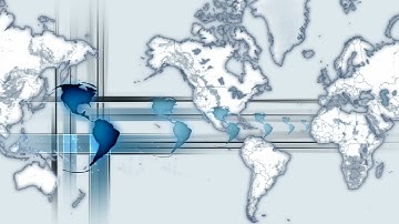 Multiple Rotating Earth (News Report): Abstract Motion Background Loop HD