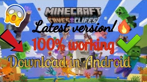How to download Minecraft 1.17 version in android || Minecraft Caves & Cliffs || Aman Gaming