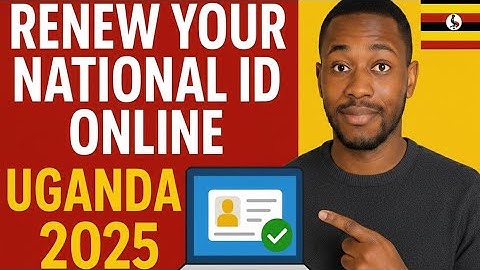 How to Renew or Apply for a National ID Online in Uganda (2025 Full Guide) | Step-by-Step Tutorial