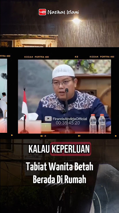 Tabiat Wanita Betah Berada Di Rumah || Nasihat Islami  #dakwah #firandaandirja #nasehat #salaf
