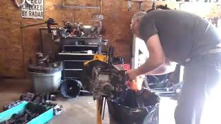 #2 Time Lapse of VW Bug Engine case SPLITTING, Bug, Beetle, Air Cooled