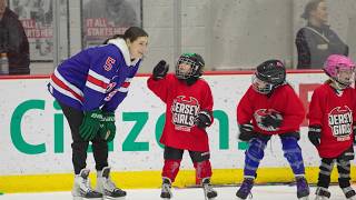Megan Keller skates with youngsters at Devils practice rink Wealth