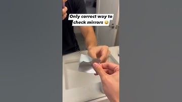 only correct way to check mirrors #short