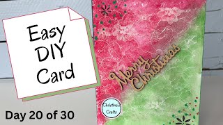 Make a Beautiful Card With Stuff You Already Have!
