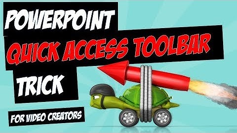 Powerpoint Quick Access Toolbar Trick for Video Creators