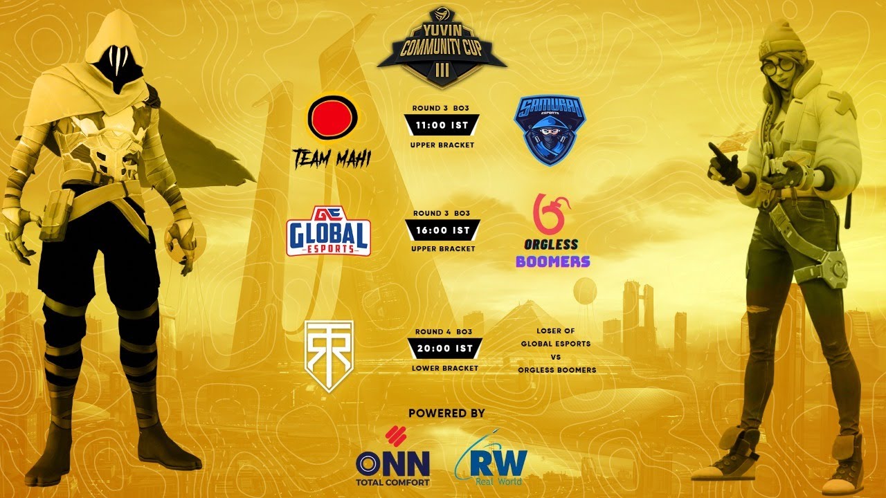 [ENG] Yuvin Community Cup Global Esports vs Orgless Boomers | Valorant