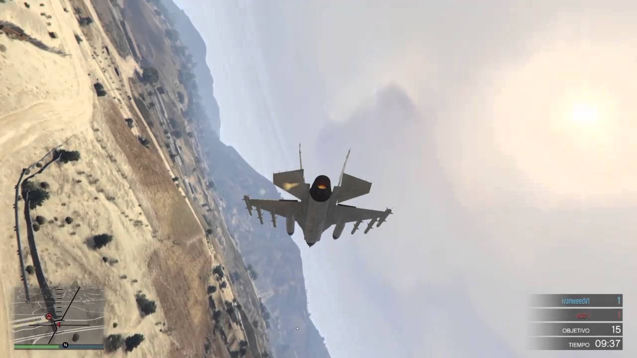 GTA Online | Dogfight | Poke LAZER vs wxs-1