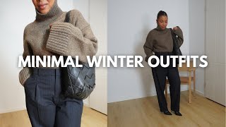 MINIMAL & COMFORTABLE WINTER OUTFITS by Thessely Juliet 6,258 views 4 months ago 12 minutes, 41 seconds