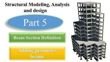 structural modeling, analysis and design part 5| Beam section, edge supported flat slab