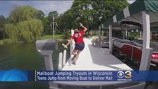 Wisconsin Teens Tryout To Be Mail Boat Jumpers