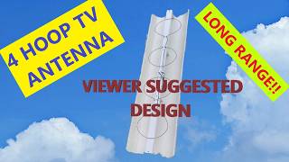4 Hoop Reflector TV Antenna - GREAT RANGE!