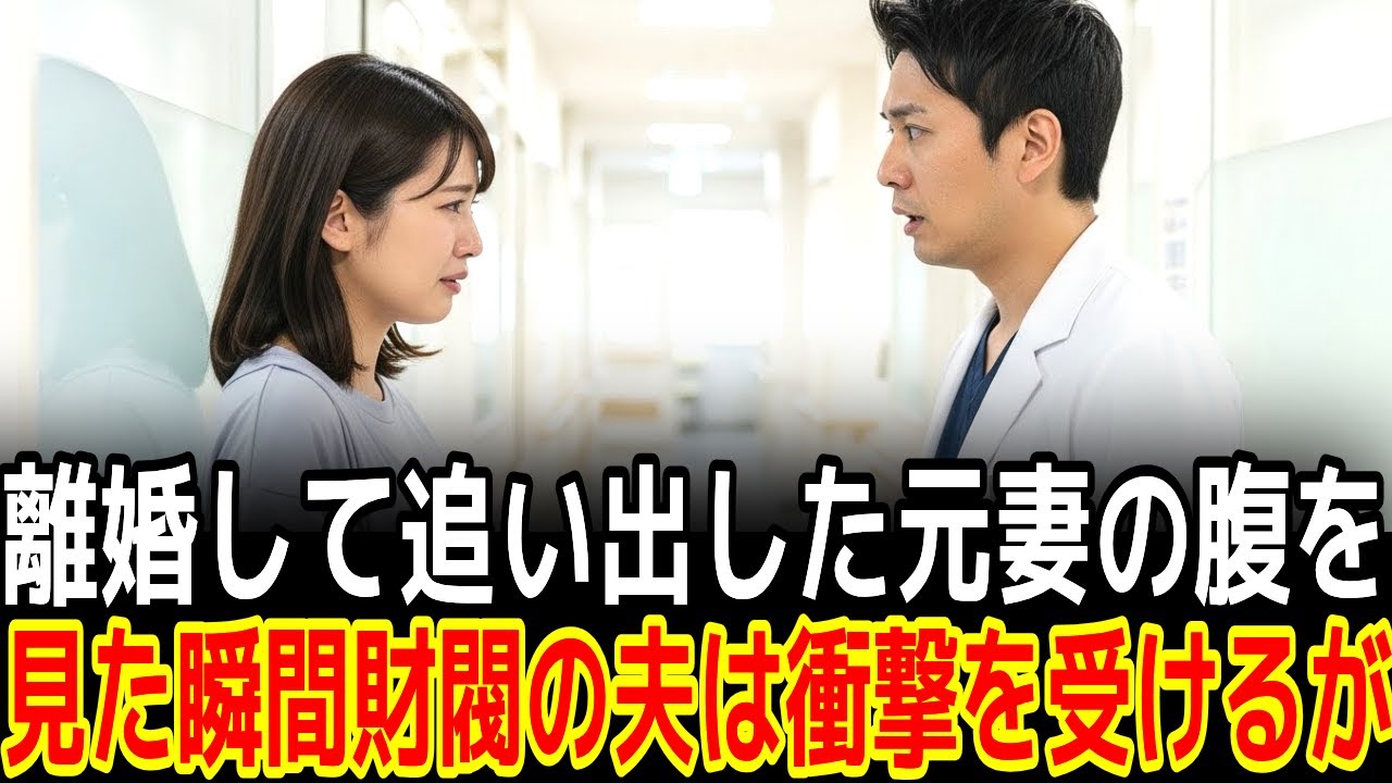 離婚して追い出した元妻の腹を見た瞬間財閥の夫は衝撃を受けるが|感動の実話|衝撃の逆転劇|人生ドラマ|