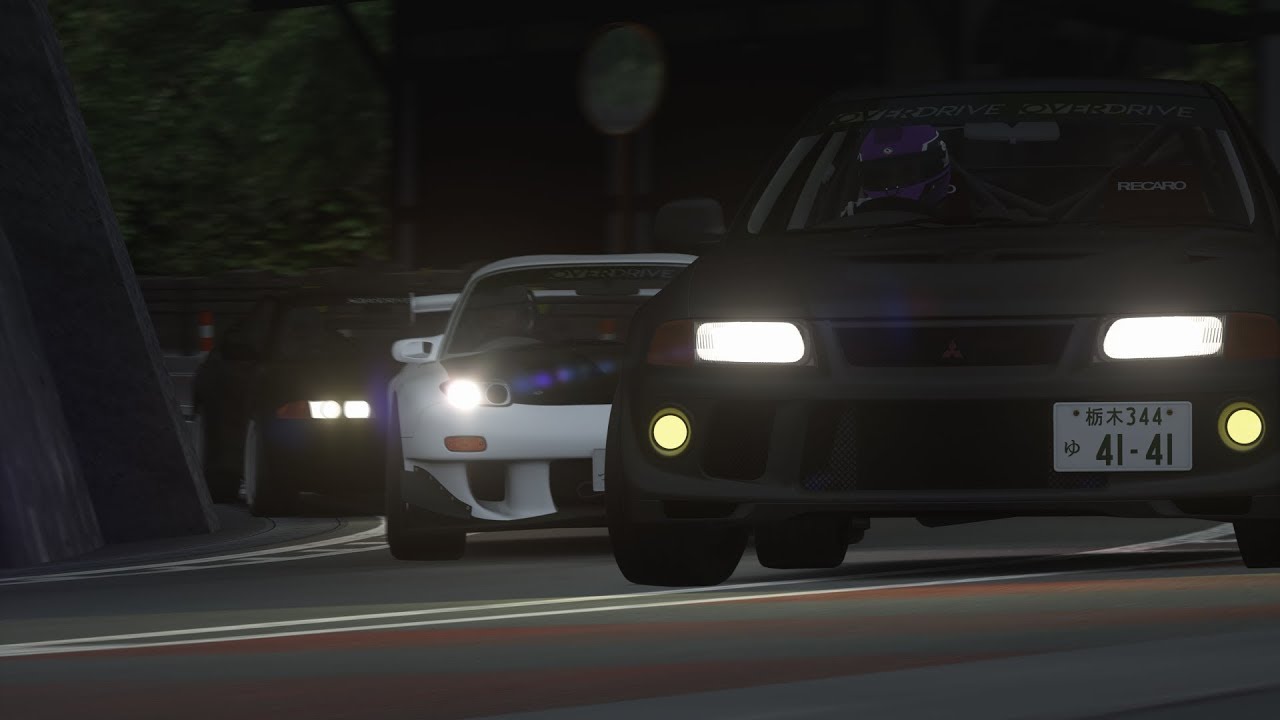 Assetto Corsa Touge: Teambattle! Team 129 vs Overdrive!