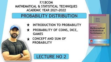 #2 F.Y.Bcom Probability Distribution | Mumbai University |Siraj Shaikh
