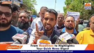 Ek Jutt Jammu held protest against illegal encroachments