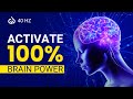 Activate 100% of Your Brain: Gamma Waves &amp; Brain Activation Binaural Beats