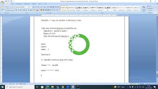 Python Identifiers , keywords and data types