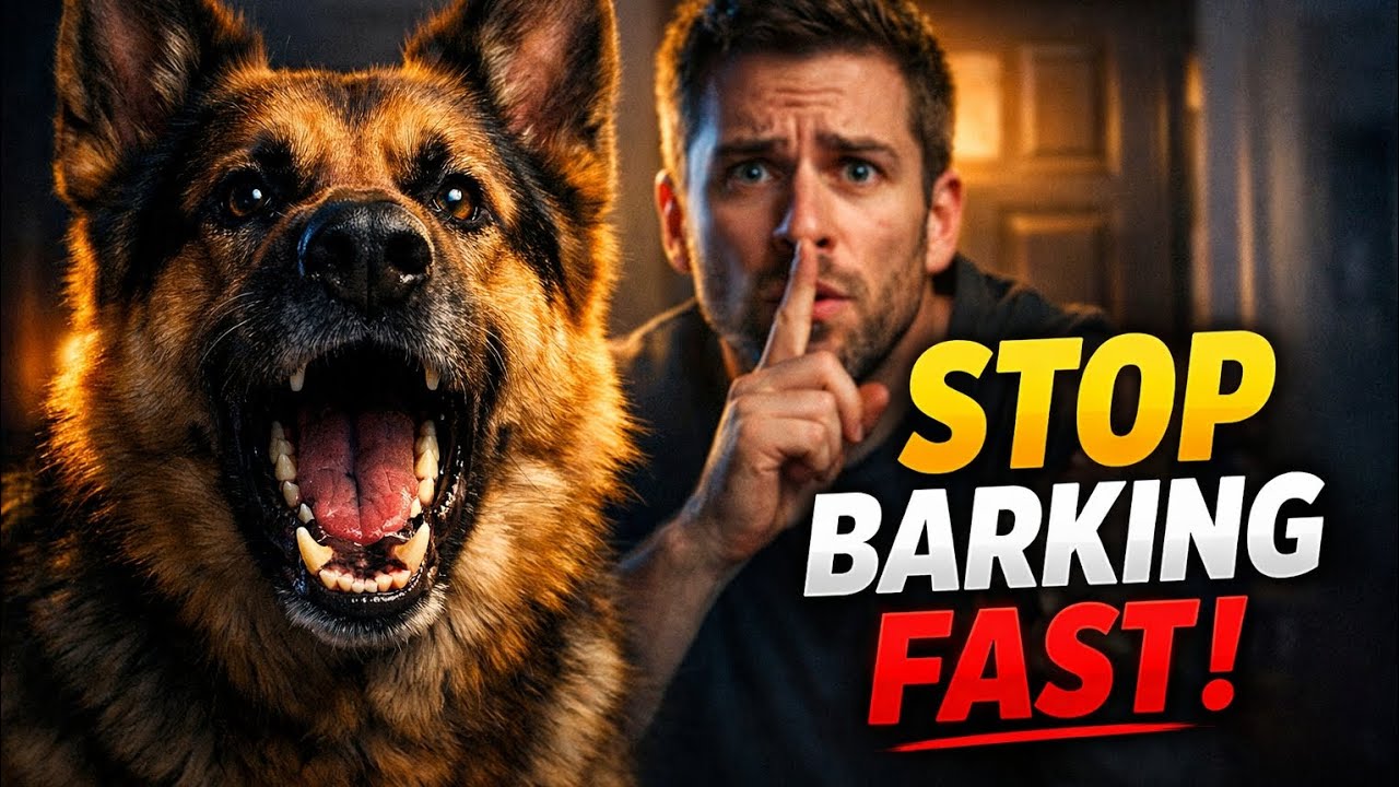 My German Shepherd Wouldn’t Stop Barking… Until I Did THIS