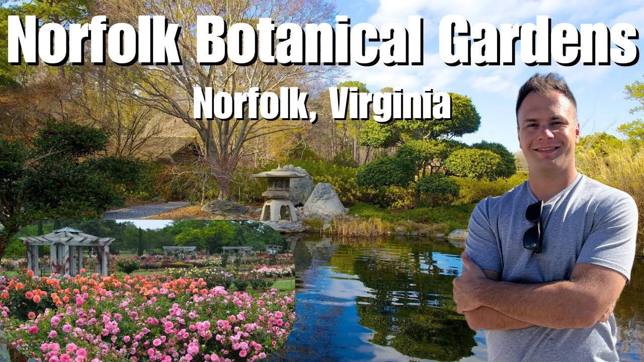 Norfolk Botanical Gardens | Norfolk, Virginia | Walking Tour | 4K