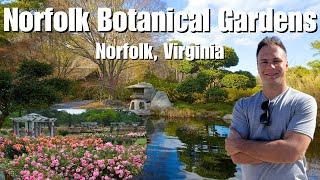 Norfolk Botanical Gardens | Norfolk, Virginia | Walking Tour | 4K