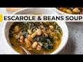 EASY ITALIAN COMFORT FOOD | escarole and beans soup recipe