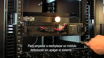 Sistema UPS Hot-Swap de 3kVA de Tripp Lite - Subtítulos en español
