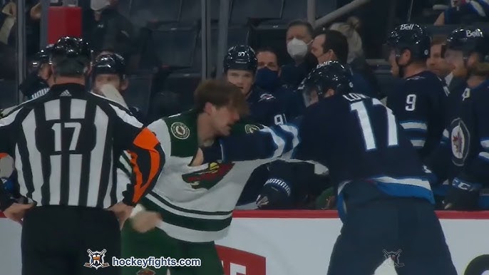 Wild Forward Marcus Foligno Kindly Asks Ref To End Fight After Beating The  Other Guy's Face In