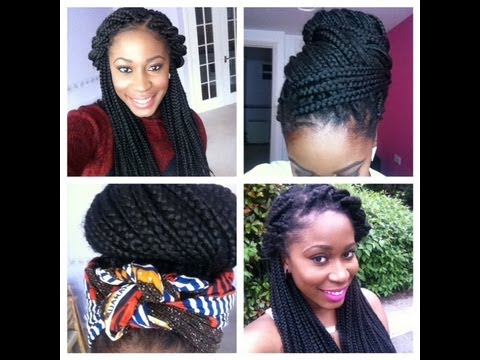 How I Style My Long Box Braids